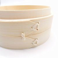 6 Cuiseurs Vapeur en Bambou pour Cuisine, Poêles à Couscous 32 cm, Machine à Riz et Petits Pains, pour Brioches Momo, Housse 12 Pouces