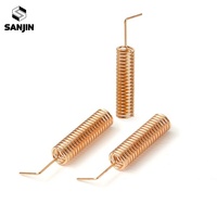 Antena Silinder Pegas Kompresi Terintegrasi 433Mhz Modul LoRa Coil Aerial Omnidirectional High Gain Wireless Card Router Kuningan