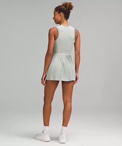 Guangzhou China Women's <strong>Clothing</strong> <strong>Manufacturer</strong> <strong>Small</strong> <strong>Quantity</strong> <strong>Clothing</strong> <strong>Manufacturer</strong> Varsity Scoop-Neck Linerless Tennis Dress - Product Image 2