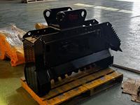 Broyeur forestier RIBETTER homologué CE pour excavatrice de 3 à 15 tonnes, moteur à engrenages, boîte de vitesses, roulement - Compatible avec Komatsu/Kubota/JCB, garantie 1 an