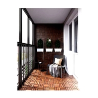 Ventanas Corredizas de Vidrio y Aleación de Aluminio Resistentes a Huracanes, Estilo Minimalista para Hoteles, Precio de Fábrica Fuson