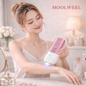 เครื่องกำจัดขน IPL MOOLWEEL T013C พร้อมฟื้นฟูผิว รักษาสิว ระบบทำความเย็นด้วยน้ำแข็ง แบบพกพา ใช้ได้ที่บ้าน สำหรับผิวหน้าและผิวกาย - Product Image 1
