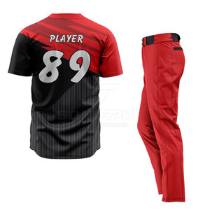 Ensembles d'uniformes de baseball pour hommes 2024, légers, confortables, grandes tailles, respirants, séchage rapide, vêtements de sport à prix raisonnable - Product Image 2