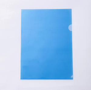 A4/A5 Heavy-Duty Transparent L-Shaped Folder, Multi-Color 2-Pocket Document <b>File</b> for Report & Data <b>Storage</b> - Product Image 4