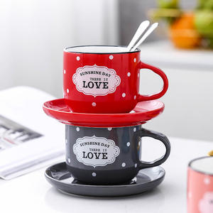 Ensemble de tasses à <span class=keywords><strong>expresso</strong></span> italiennes de couleur vive pour couple, <span class=keywords><strong>tasse</strong></span> et soucoupe en porcelaine pour hôtel, <span class=keywords><strong>tasse</strong></span> à café - Product Image 3