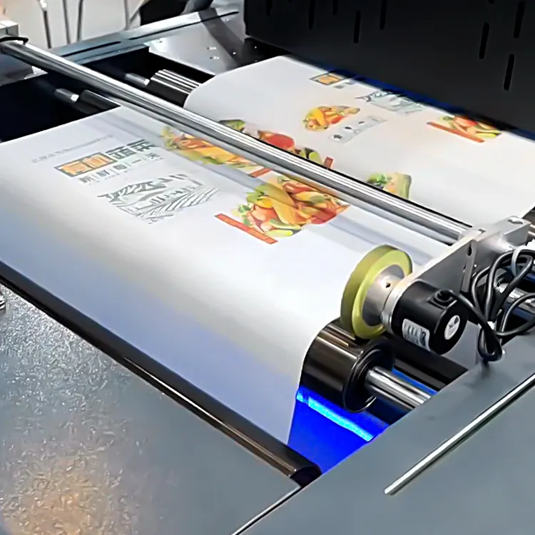 Nuevo sistema automático de curado Dual UV Digital, sistema de suministro de tinta de presión negativa, impresora adhesiva