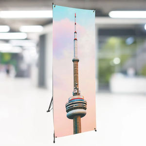 أعلى ترويج مخصص معدني رخيص الثمن جودة عالية شعار مخصص طباعة <span class=keywords><strong>X</strong></span> بانر لترويج المعرض التجاري والإعلان - Product Image 6