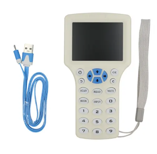 9 Frequency 125khz 13.56mhz ID ID Card Keyfob Copier RFID Key Card Duplicator Machine