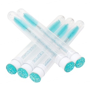 Brosse à cils jetable avec manche diamanté et tube hygiénique, en nylon et plastique, pour extensions de cils, fournitures de salon - Product Image 4