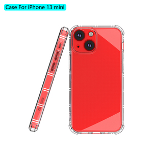 เคสโทรศัพท์มือถือแบบใส TPU Soft Gel ป้องกันเลนส์กล้องแบบ 3D Airbag ป้องกัน 360 องศา สำหรับ iPhone 13 Mini - Product Image 4
