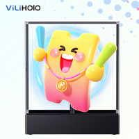 Ventilador Holográfico 3D de 15CM, Pantalla LED Holográfica de Escritorio, Equipo de Señalización Digital Comercial