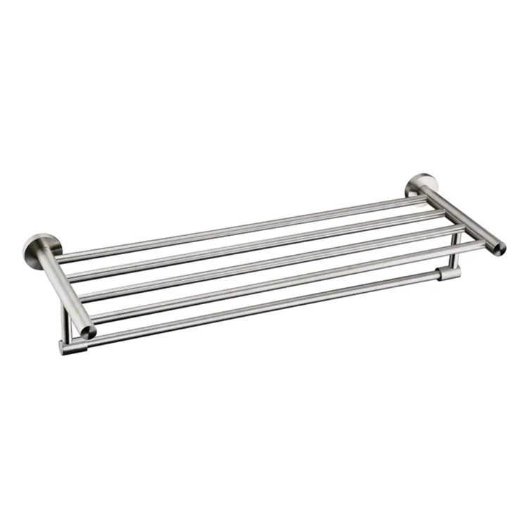 SUS304 stainless steel hotel apartment project bathroom hardware accessories fittings sets towel rack bar holder hanger shelf