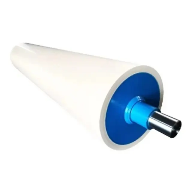 Composite machines and silicone rubber rollers for papermaking