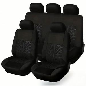 Housses de siège auto universelles en polyester, ensemble complet 9 pièces, toutes saisons, pour 90% des voitures (vente en gros) - Product Image 4