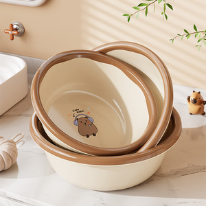 Kapibala Cartoon Toothbrush Cup Single Holder Space Saving Bathroom Storage Cup With Handle For Daily Use - Product Image 3