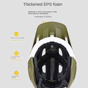 <span class=keywords><strong>Casque</strong></span> <span class=keywords><strong>de</strong></span> vélo <span class=keywords><strong>de</strong></span> montagne pour adultes, course en descente, <span class=keywords><strong>cross</strong></span>-country, avec coque en PC, coque intérieure en EPS, protection <span class=keywords><strong>de</strong></span> la tête unisexe - Product Image 4
