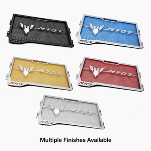 Protection de radiateur pour <span class=keywords><strong>Yamaha</strong></span> MT07 <span class=keywords><strong>MT</strong></span> <span class=keywords><strong>07</strong></span> 2014 <span class=keywords><strong>2019</strong></span>, grille de protection en acier inoxydable, 5 couleurs, pièces de modification de moto - Product Image 4