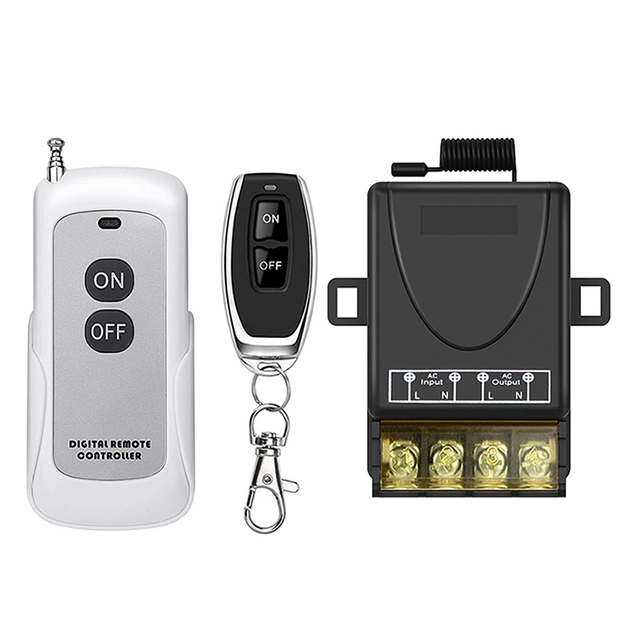 85V-265V 30A Wireless RF Remote Switch for Household Appliances,Pump,Lights Ceiling and Electrical Equipment