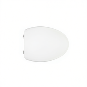 Asiento de inodoro para Hidra Tao Vase Forma 1 blanco con bisagras en forma de C - Product Image 3