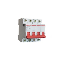 Haute qualité Delixi MCB 1P 1A 2A 3A 4A 5A 6A 8A 10A 13A 16A 20A 25A 32A 40A 50A 63A DC MCB DZ47S disjoncteur Miniature