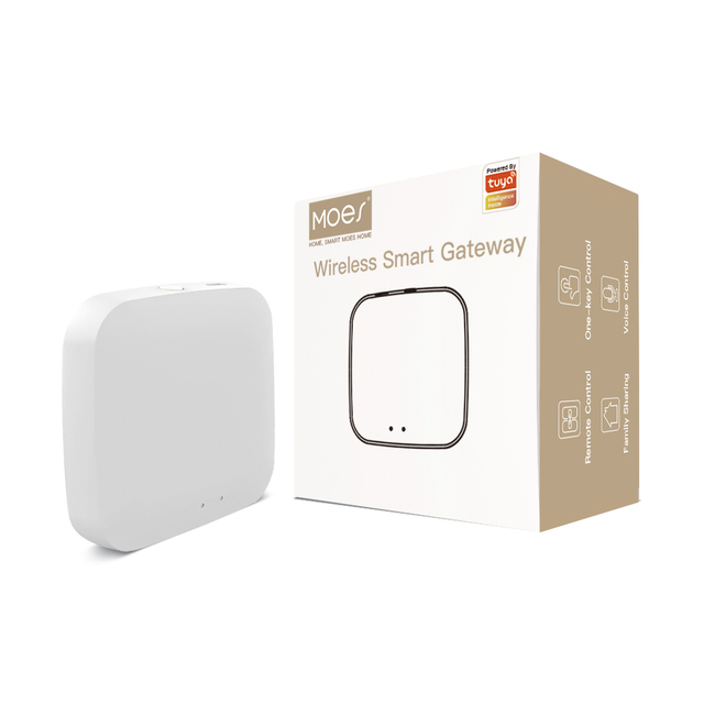 Moes Tuya ZigBee 3.0 Wireless Smart Gateway Hub Smart Home Remote Control Automation Control Center