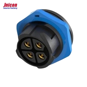 M25 أنثى <span class=keywords><strong>4Pin</strong></span> الصناعية والأتمتة لوحة دائرية للماء IP67 موضوع مكافحة تخفيف موصلات الطيران البحري - Product Image 3