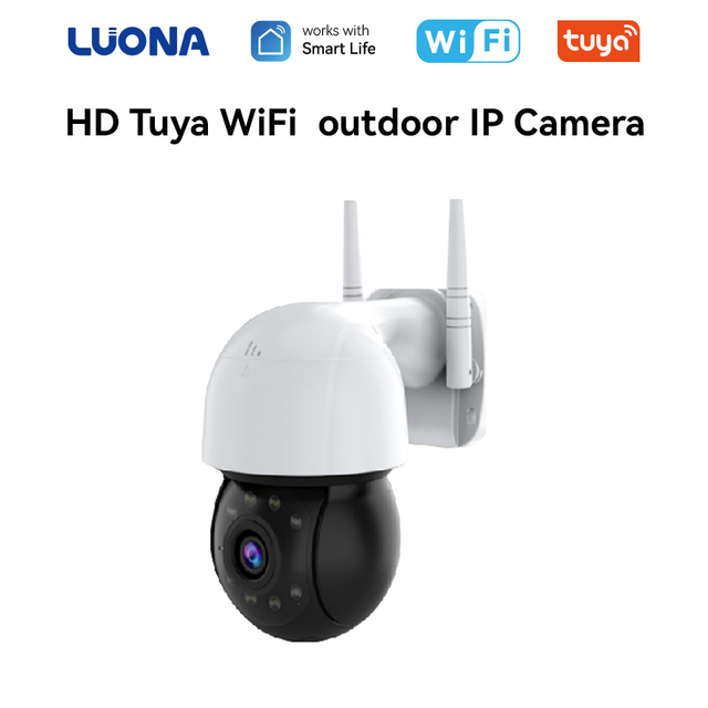 Wireless Powered Outdoor Camera PTZ WiFi Security Camera Night Vision Two Way Talk Multi Family Share SD&Cloud Storage