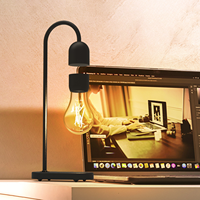 Lampe à ampoule à lévitation magnétique minimaliste, lumière blanche chaude flottante, pour la décoration de la maison et du bureau