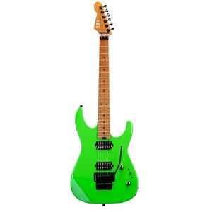 Guitarra Eléctrica SS260 de Alta Calidad, Cuerpo de Aliso, Mástil de Arce Flameado Tostado, Trastes de Acero Inoxidable, Trémolo Floyd Rose, Pastilla Alnico II - Product Image 5