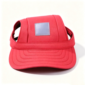 Chapeau de camping pour animaux de compagnie ACE rouge, protection UV, respirant, pour la randonnée estivale en plein air - Product Image 5