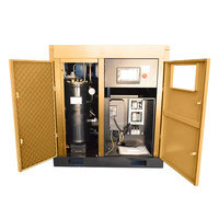 Compresor de Aire de Tornillo de Dos Etapas XJB Eficiente, Presión Media/Alta 55/37/75 kW, 50/75/100 6/7/8/10/13/16 bar, Bajo Ruido, con Lubricación por Aceite