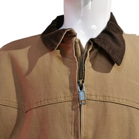 Vêtements de travail de Style basique, veste de travail en coton tissé 12OZ, tissu en toile de canard personnalisé pour hommes