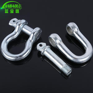 แหวนรัดเหล็กอัลลอยด์ชุบสังกะสีรูปตัว D ยี่ห้อ Anbaolu พร้อมสกรูคอร์ลาร์และพินแบบเมตริก สำหรับงานไฟฟ้า โลหะวิทยา และปิโตรเลียม - Product Image 3