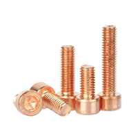Vis à tête cylindrique à six pans creux en cuivre DIN912 M2 M2.5 M3 M4 M5 M6 M8 T2 pour le bricolage
