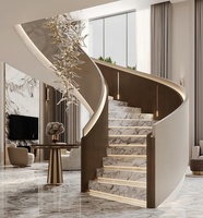 Escalier en colimaçon moderne en acier pour extérieur, idéal pour villas et duplex, colonne centrale durable pour balcon ouvert et loft métallique