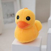 Peluches Canardons Mini Canards Porte-clés Peluche Rembourrée Canard Jaune Porte-clés Mignon Accessoire Décoratif pour Sac à Main Charme