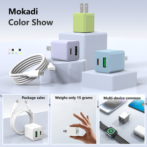 Caricatore da Muro TKT 20W PD con Doppia Porta USB-A/Type-C, Ricarica Rapida QC4.0/PD/QC3.0, Uscita 5V/2.4A per Android, Auricolari, Fotocamere, Smartwatch - Product Image 4