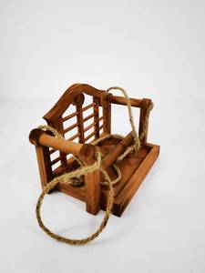 Offre Spéciale pas cher Chaise balançoire en bois d'extérieur Mangeoire à oiseaux pour décoration de jardin Grande réduction pour Super Sepetember expédition rapide - Product Image 3