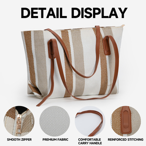 <strong>Cheap</strong> Low Price Shipping Import Charges to Your Country Striped Woman Tote <strong>Bag</strong> for Lady Girls Handbag - Product Image 4