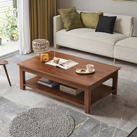 Table basse multifonctionnelle en bois massif de style chinois moderne pour salon, hôtels et rangement