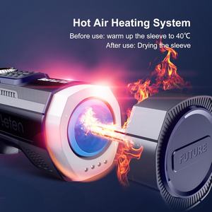 プロ仕様自動ハンズフリー男性用オナニーポンプ　6種類の推力と9種類の振動モード　リアルな感触100% - Product Image 3