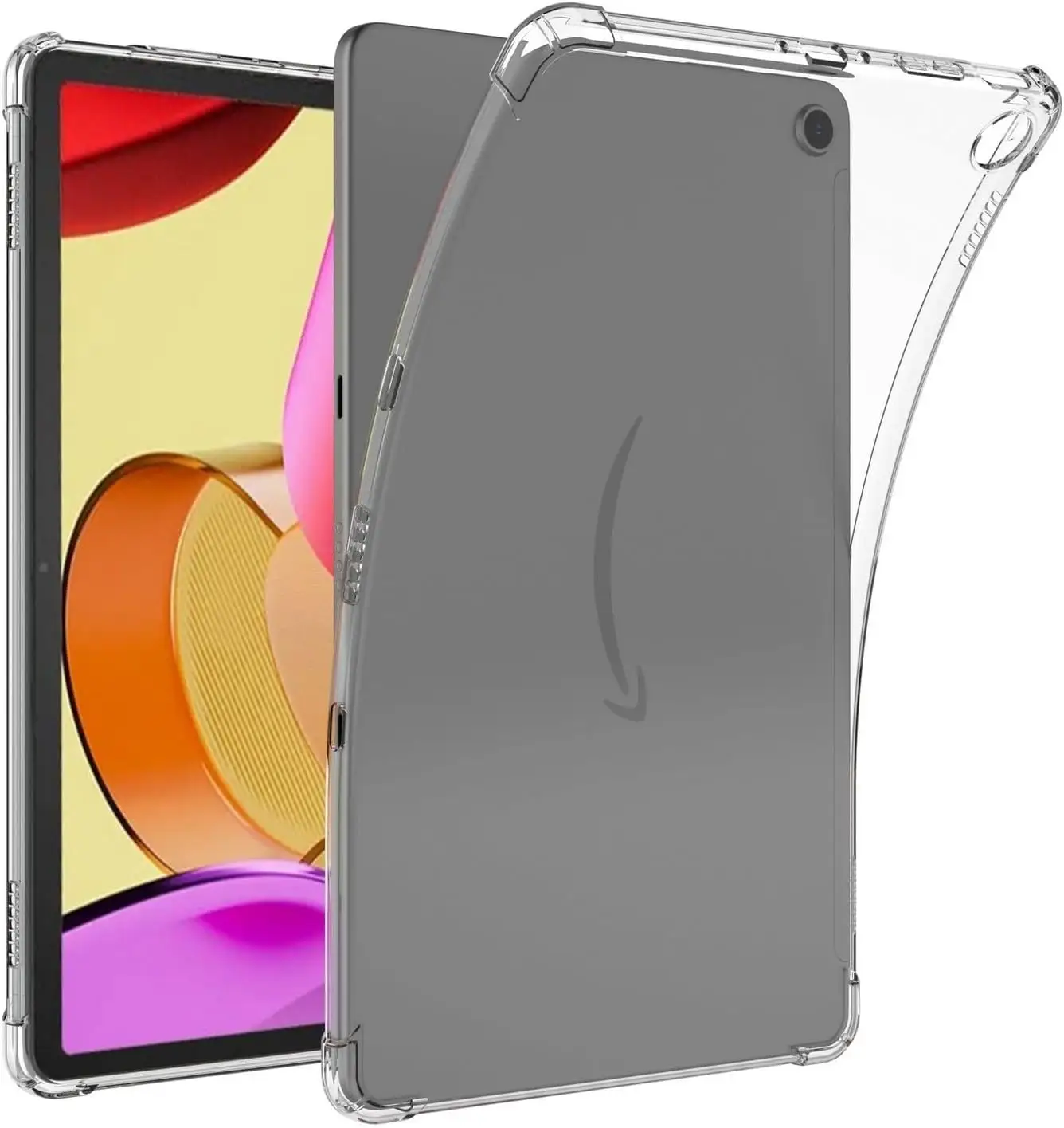 New Arrival 2023 Transparent Cover For Amazon Kindle Fire Max 11 Inch 2023 Soft TPU Shockproof Slim Clear Tablet Case