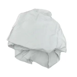 Trapo Textile Déchets Vêtements Machine Nettoyage Chiffons Blancs T-shirt 100% Coton Chiffons pour Nettoyage Industriel