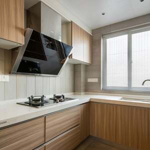 Nuevo Modelo de Gabinetes de Cocina de Madera Antigua, Diseños a Precio de Fábrica, Gabinetes de Cocina Pequeños de Buena Calidad - Product Image 3