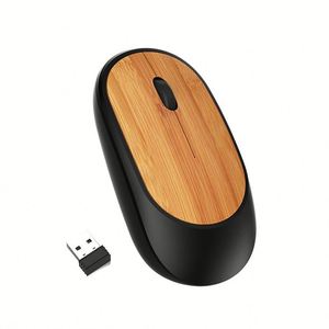 Wholesale Office Creative Gift Portable <b>Wireless</b> <b>Computer</b> <b>Mouse</b> Bamboo <b>Wireless</b> <b>Mouse</b> for Notebook PC Desktop - Product Image 1