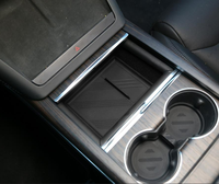 Bodenschutz matten für Silikon konsolen für Tesla Model X Model S Mittel konsole Unterer Silikon liner Tesla-Zubehör