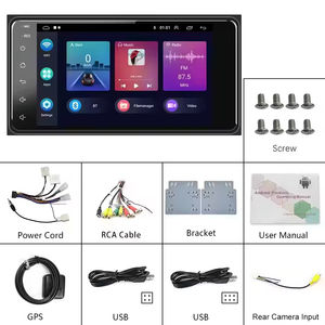 Autoradio Android Hicbest Double Din 9 pouces Écran tactile 2 Din Autoradio GPS WiFi BT FM USB Universel - Product Image 6
