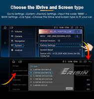 Erisin ES3360I 2K IMAX IPS Android 14 Qualcomm Snapdragon GPS estéreo para coche para BMW E90 E91 E92 E93 E60 E61 E63 E64 REPRODUCTOR DE DVD para coche