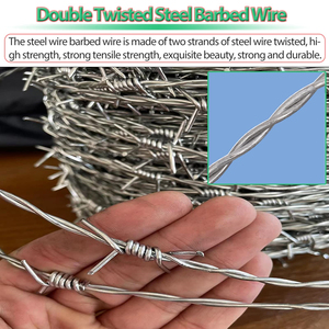 Venta Directa de Fábrica GELE GL1567 con Certificación CE 14 # -20 #   Alambre de Púas Galvanizado por Inmersión en Caliente y Electrogalvanizado con Resistencia a la Tracción de 350-550Mpa - Product Image 3