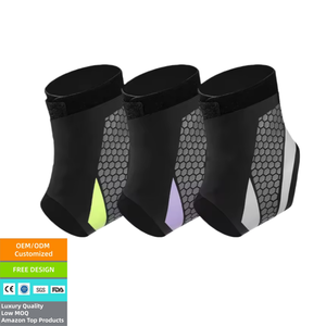 Maßgefertigte Offene Ferse Verstellbare Knöchelbandage Kompressionsstütze Atmungsaktiver Spandex Unisex Schutz Fußschmerzen - Product Image 1